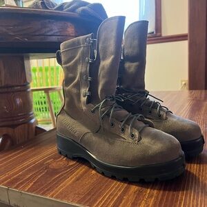 Men's steel toe combat Boots